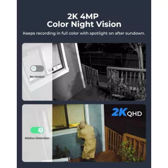 REOLINK bezpečnostná kamera Argus B330, Argus 3 Pro, 2.4 GHz, USB-C, biela