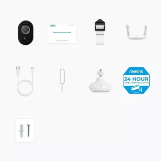 REOLINK bezpečnostná kamera Argus B330, Argus 3 Pro, 2.4 GHz, USB-C, biela