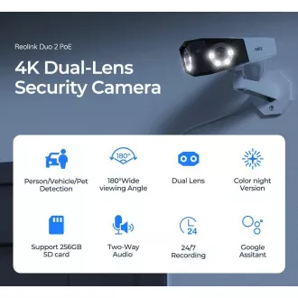 REOLINK bezpečnostná kamera Duo Series P730, Duo 2 PoE, 4MP