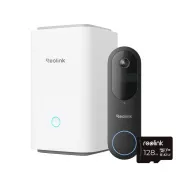 REOLINK bezpečnostné video zvonček D340B + Hub 1 + 128GB microSD