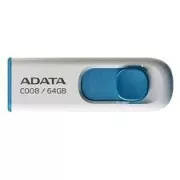 ADATA Flash Disk 64GB C008, USB 2.0 Classic, biela