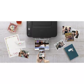 Canon PIXMA Tlačiareň TS3450 black - farebná, MF (tlač, kopírka, sken, cloud), USB, Wi-Fi
