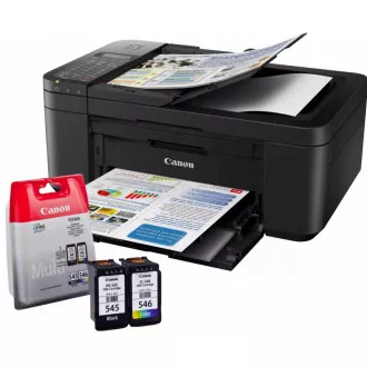 Canon PIXMA Tlačiareň TR4650 black-farebná, MF (tlač, kopírka, sken, cloud), ADF, USB, Wi-Fi
