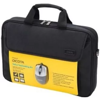 DICOTA Toploader 15.6 čierna s myšou including DICOTA Toploader 15.6 čierna s myšou including