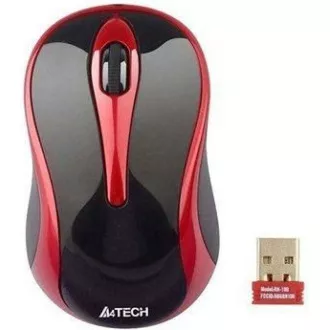 A4tech G3-280N, V-Track, bezdrôtová optická myš, 2.4GHz, 10m dosah, čierno-červená A4tech G3-280N, V-Track, bezdrôtová optická myš, 2.4GHz, 10m dosah, čierno-červená