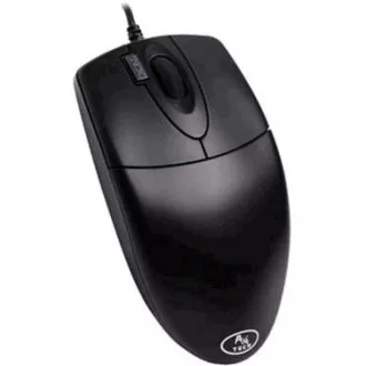 A4tech OP-760 Black, myš, 1 koliesko, 3 tlačidlá, USB, čierna
