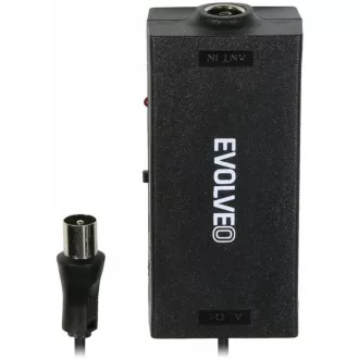 EVOLVEO Amp 1, anténny zosilňovač FM/DAB+/DVB-T2, filter LTE, 4G, 5G