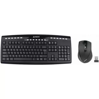 A4tech set klávesnica + myš 9200F, bezdrôtová, V-Track optická myš, USB, CZ/US A4tech set klávesnica + myš 9200F, bezdrôtová, V-Track optická myš, USB, CZ/US
