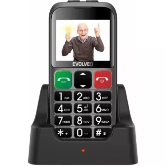 EVOLVEO EasyPhone EB, mobilný telefón pre seniorov s nabíjacím stojanom, červená EVOLVEO EasyPhone EB, mobilný telefón pre seniorov s nabíjacím stojanom, červená