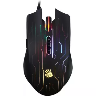 A4tech herná myš BLOODY Q81, 3200DPI, USB, RGB, čierna A4tech herná myš BLOODY Q81, 3200DPI, USB, RGB, čierna