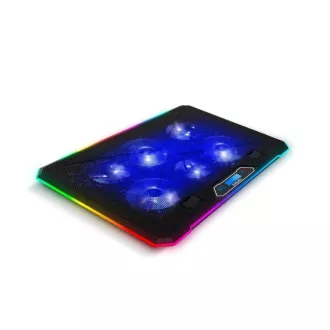 EVOLVEO Ania 9 RGB, nastaviteľný podstavec pre notebook
