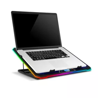 EVOLVEO Ania 9 RGB, nastaviteľný podstavec pre notebook