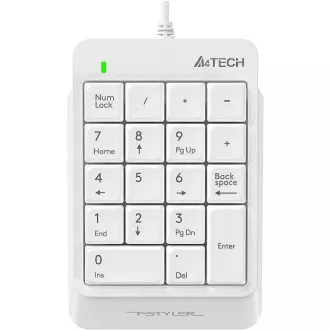 A4tech FSTYLER FK13P numerická klávesnica, USB biela A4tech FSTYLER FK13P numerická klávesnica, USB biela