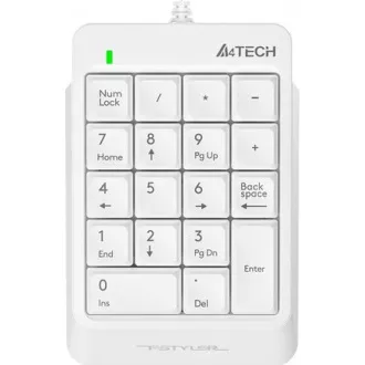 A4tech FSTYLER FK13P numerická klávesnica, USB biela A4tech FSTYLER FK13P numerická klávesnica, USB biela