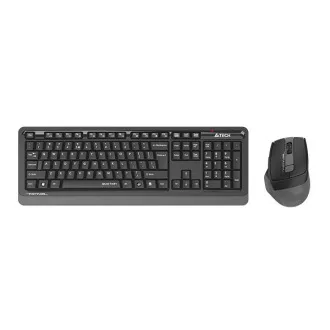 A4tech FGS1035Q, bezdrôtový kancelársky set klávesnica s myšou, šedá