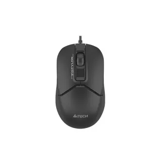 A4tech FSTYLER optická kancelárska myš, USB-C+USB-A, čierna
