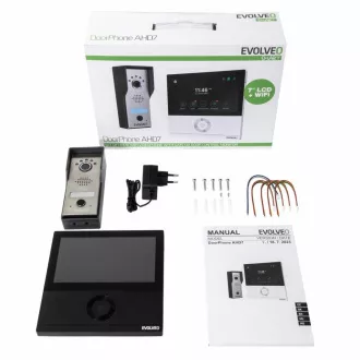 EVOLVEO DoorPhone AHD7, Sada domáceho WiFi videotelefónu s ovládaním brány alebo dverí čierny monitor EVOLVEO DoorPhone AHD7, Sada domáceho WiFi videotelefónu s ovládaním brány alebo dverí čierny monitor