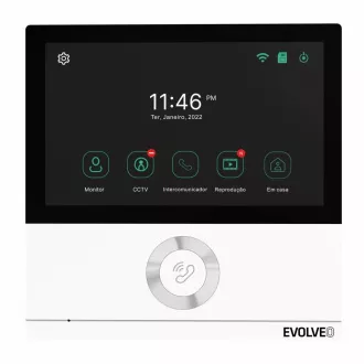 EVOLVEO DoorPhone AHD7, Sada domáceho WiFi videotelefónu s ovládaním brány alebo dverí biely monitor EVOLVEO DoorPhone AHD7, Sada domáceho WiFi videotelefónu s ovládaním brány alebo dverí biely monitor
