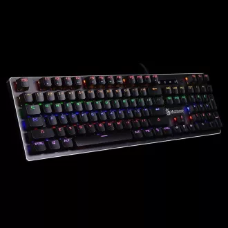 A4tech Bloody Klávesnica B760, herná klávesnica, mechanická, drôtová, Black Switch, CZ/SK, Čierna