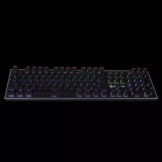 A4tech Bloody Klávesnica B760, herná klávesnica, mechanická, drôtová, Black Switch, CZ/SK, Čierna