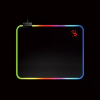 A4tech Bloody Podložka pod myš MP-45N, veľ. L (450×400mm), RGB, Čierna A4tech Bloody Podložka pod myš MP-45N, veľ. L (450×400mm), RGB, Čierna