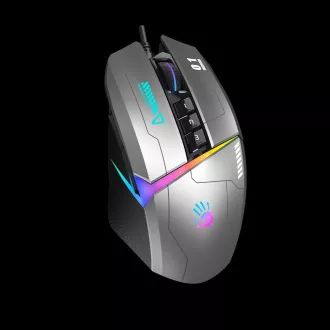 A4tech Bloody Myš W60 Max Activated, podsvietená herná myš, 12000 DPI, USB, Sivá