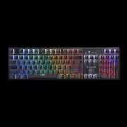 A4tech Bloody Podsvietená mechanická herná klávesnica S510R, Blue Switch, Pudding, USB, CZ, čierna
