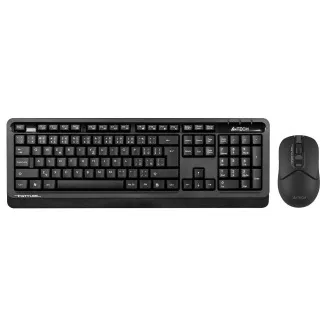 A4tech Bezdrôtový kancelársky set klávesnice+myš FG1012S, CZ/SK, čierna A4tech Bezdrôtový kancelársky set klávesnice+myš FG1012S, CZ/SK, čierna