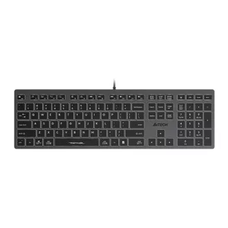 A4tech Klávesnica FX60, Podsvietená farebná, USB, CZ, šedá A4tech Klávesnica FX60, Podsvietená farebná, USB, CZ, šedá