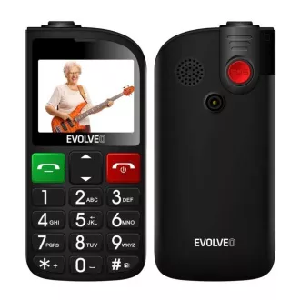 EVOLVEO Mobilný telefón pre seniorov s nabíjacím stojanom EasyPhone FL, čierna EVOLVEO Mobilný telefón pre seniorov s nabíjacím stojanom EasyPhone FL, čierna