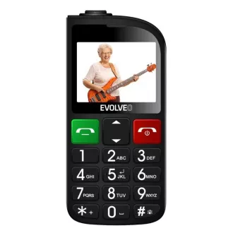 EVOLVEO Mobilný telefón pre seniorov s nabíjacím stojanom EasyPhone FL, čierna EVOLVEO Mobilný telefón pre seniorov s nabíjacím stojanom EasyPhone FL, čierna