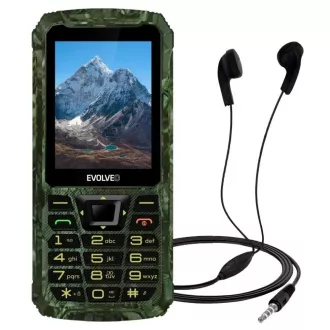 EVOLVEO StrongPhone Z6, vodotesný odolný Dual SIM telefón, lovecká kamufláž EVOLVEO StrongPhone Z6, vodotesný odolný Dual SIM telefón, lovecká kamufláž