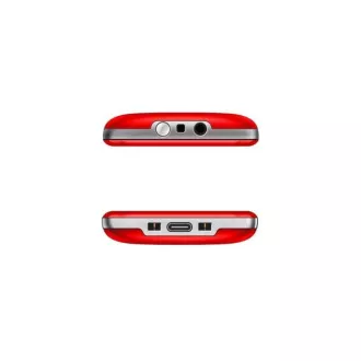 EVOLVEO EasyPhone XR, mobilný telefón pre seniorov s nabíjacím stojanom, červená