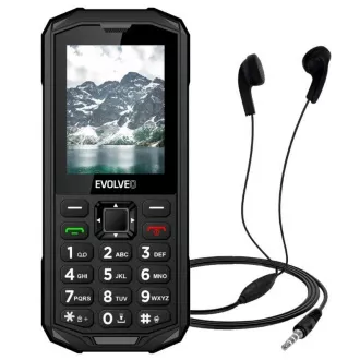 EVOLVEO StrongPhone X5, vodotesný odolný Dual SIM telefón, čierno-šedá EVOLVEO StrongPhone X5, vodotesný odolný Dual SIM telefón, čierno-šedá