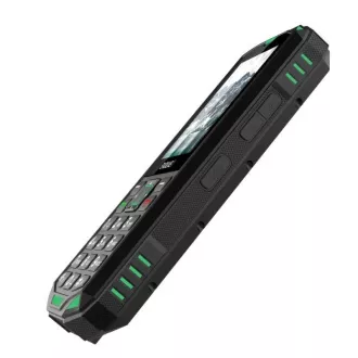 EVOLVEO StrongPhone X5, vodotesný odolný Dual SIM telefón, čierno-zelená