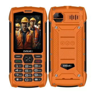 EVOLVEO StrongPhone H1, vodotesný odolný Dual SIM telefón, oranžová EVOLVEO StrongPhone H1, vodotesný odolný Dual SIM telefón, oranžová