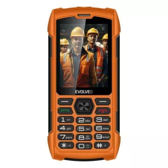 EVOLVEO StrongPhone H1, vodotesný odolný Dual SIM telefón, oranžová EVOLVEO StrongPhone H1, vodotesný odolný Dual SIM telefón, oranžová
