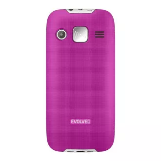 EVOLVEO EasyPhone XR, mobilný telefón pre seniorov s nabíjacím stojanom, ružová