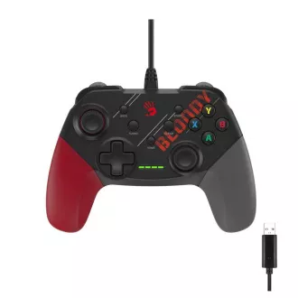 A4tech Bloody GP30, gamepad, USB, čierno-červený A4tech Bloody GP30, gamepad, USB, čierno-červený
