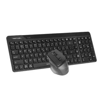 A4tech FG2400 Air2, bezdrôtový kancelársky set klávesnica s myšou, CZ, čierna