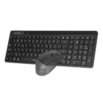 A4tech FG2400 Air2, bezdrôtový kancelársky set klávesnica s myšou, CZ, čierna