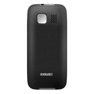 EVOLVEO EasyPhone, mobilný telefón pre seniorov s nabíjacím stojanom, čierny