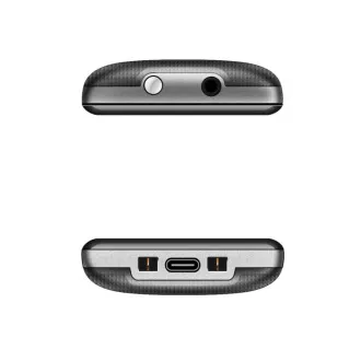 EVOLVEO EasyPhone, mobilný telefón pre seniorov s nabíjacím stojanom, čierny