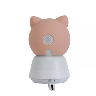 EVOLVEO Baby Monitor N5, Set videoopatrovateľky s 360 ° dohľadom, obojsmernou komunikáciou a uspávankami, ružová EVOLVEO Baby Monitor N5, Set videoopatrovateľky s 360 ° dohľadom, obojsmernou komunikáciou a uspávankami, ružová
