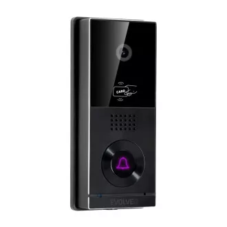 EVOLVEO DoorPhone AHD10, Sada domáceho WiFi videotelefónu s ovládaním dverí a RFID, čierno strieborný 10" monitor, 32GB