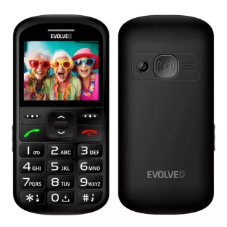 EVOLVEO EasyPhone XS, mobilný telefón pre seniorov, čierna EVOLVEO EasyPhone XS, mobilný telefón pre seniorov, čierna