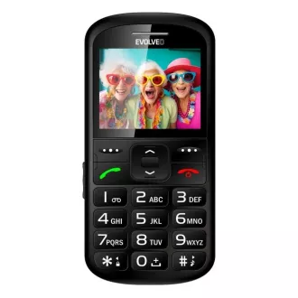 EVOLVEO EasyPhone XS, mobilný telefón pre seniorov, čierna EVOLVEO EasyPhone XS, mobilný telefón pre seniorov, čierna