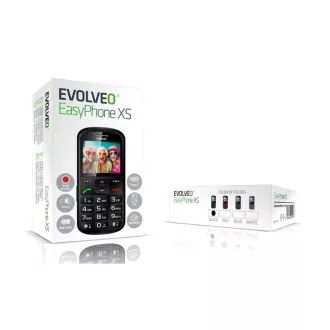 EVOLVEO EasyPhone XS, mobilný telefón pre seniorov, čierna EVOLVEO EasyPhone XS, mobilný telefón pre seniorov, čierna