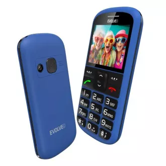 EVOLVEO EasyPhone XS, mobilný telefón pre seniorov, modrá