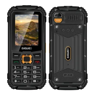 EVOLVEO StrongPhone Q1, vodotesný odolný Dual SIM telefón, čierno-oranžový - Rozbalené EVOLVEO StrongPhone Q1, vodotesný odolný Dual SIM telefón, čierno-oranžový - Rozbalené